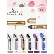 1pc Portable Perfume  Bottle, Mini Perfume Atomizer, Empty Perfume Bottle, Travel Perfume Bottle, Small Spray Bottle, Perfume Spray, Fragrance Pump Box, 5ml Travel Essentials Travel Accessories Travel Essentials Graduation - Ngẫu nhiên - Xem 2