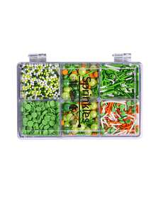 混合糖珠 - 糖果珍珠配四爪糖珠笔，礼盒包装，适用于烘焙蛋糕装饰、冰淇淋装饰和饼干装饰，也适用于婚礼、情人节、母亲节、圣诞节蛋糕装饰等场合。 - 彩色 - 查看 7