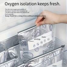 10PCS Aluminum Foil Storage Bags, Suitable For The Kitchen: Perfect For Organizing And Preserving Food In The Refrigerator Or Freezer. Reusable Aluminum Food Storage Bags - Sealed Odor-Proof Bags, Suitable For Household Refrigerators And Freezers, With Labels. Used For Nuts, Grains, Snacks, Meats, Etc