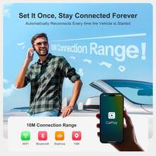 AI Box Wireless CarPlay & Auto Adapter - Plug & Play, Dual-Band WiFi, Bluetooth 5.0, 4K Video Support, Android 12.0 System, Compatible With Factory CarPlay & Android Auto (4GB RAM+32GB ROM) - 4GB RAM+32GB ROM - View 9