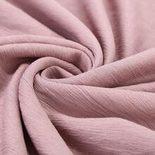 1pc Women's Classic Retro Solid Color Crinkle Breathable Soft Headscarf, Ladies' Versatile All-Season Fashion Headwrap, Multi-Functional Outdoor Windproof, Decorative Elegant Scarf, Shawl