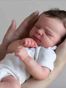 19 英寸超逼真重生娃娃 - 手工制作，细节惊艳，面部特征逼真 - 48 厘米可爱新生女婴娃娃 - 儿童生日/圣诞礼物玩具