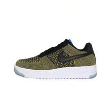 NIKE AIR FORCE 1 WOMEN'S AF1 FLYKNIT LOW Black Blue Game Royal Comfy 820256-004 Halloween - 彩色 - 查看 2