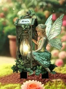 Enchanting Fairy Mushroom House Summer Garden Logo Set - 0.3 Cm Thick Acrylic Outdoor Decoration, Potted Landscape Ornament, Romantic Bohemian Style, Multi-Functional Courtyard Artwork, An Ideal Choice For Christmas Gift. Suitable For Garden Decoration, Wedding Decoration, And Home Decoration. - Multicolor - View 5