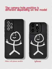 彩绘防摔穿孔黑色时尚简约保护手机壳兼容 16/15 XR/7/8/16 ProMax/13 手机壳/15 ProMax/12 ProMax/13 ProMax/14 ProMax 13 14 11 12P14 女款 P11 软壳 P12 防摔 XS.XR/78P.78GES2 兼容三星 Galaxy S25/S25 PLUS/S25 Ultra/A16/A36/A26/A56/A50/A12/兼容小米 11/12 Pro/12/12X/13 Pro/14 Pro/15 Pro/X3 Pro/兼容 Redmi 10/9/Note 9/12C/Note 11 Pro/Note 8 Pro/9C/9A 防摔手机保护壳 - 彩色 - 查看 6