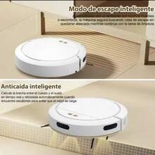 3800pa Robot Vacuum Cleaner, 4 Modes Of Use - White - View 8