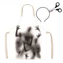 1PC Halloween Headband Costume Accessories Bloody Weapon Plastic Knife Party Decorations Cosplay Props Toys For Men Women Teens