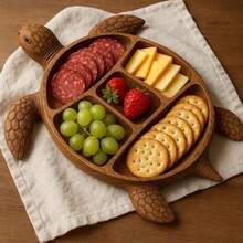Octopus Serving Tray: Creative Octopus Charcuterie Board – Multi-Compartment Food Platter For Dried Fruits, Sweets, And Snacks – Stylish Party Platter For Home And Buffets - con rùa - Xem 2