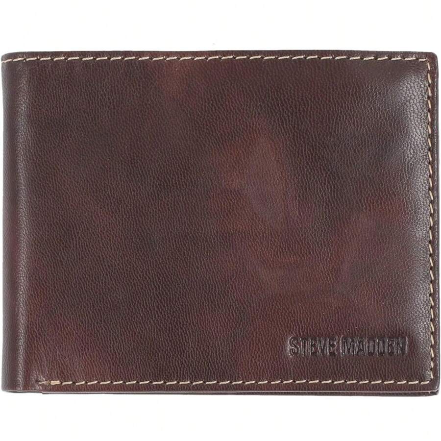 Cartera Slim para Hombre de Gran Capacidad con Bolsillo Plegable