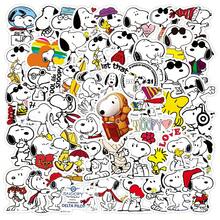50 Pcs Dog Stickers, Snoopy Graffiti Stickers, Water Bottles, Suitcases, Laptops, Hand Accounts, Waterproof Stickers
