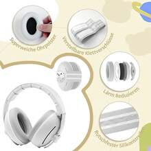 Faltbare Baby Ohrenschützer – Lärmschutz Kopfhörer mit dick gepolsterten Kapseln & robustem Gehäuse, verstellbar für Neugeborene bis 48 Monate