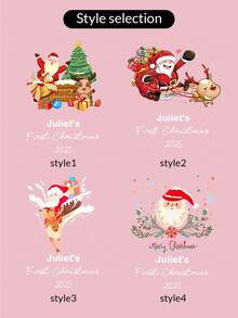 Decoraciones navideñas personalizadas, decoraciones de árbol de Navidad personalizadas, adornos con nombre personalizado, suministros de artesanía de Navidad de cristal redondo personalizables, adornos DIY, regalos de Navidad, recuerdos para niños, decoraciones para fiestas, patrones navideños, jardín, decoración de habitaciones, decoración del hogar, niños, niñas, mamá, familia - Estilo A - Ver 6