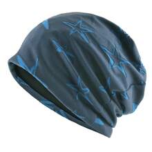 قبعة بيني محبوكة بنمط نجمي يونيسكس من طراز Y2K، قبعة بيني مطاطية رجعية للرجال والنساء، قبعة مريحة خفيفة الوزن، مريحة طوال اليوم للرياضة والارتداء اليومي خلال فصل الخريف