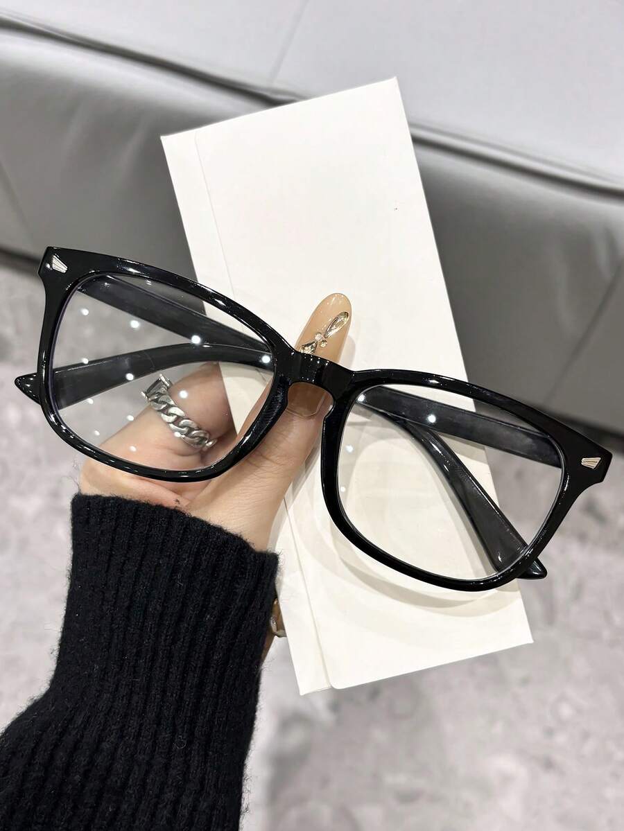 1pc/2pcs Unisex Fashion Plastic Leopard Print Glasses, Classic Travel Frame Style, Casual For Daily Use, Back To School, Hiking, Party, Driving, Street Photography, Outfit Matching, Suitable As Gift, Fits All Face Shapes, High Quality Glasses