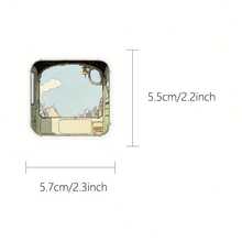 [50pcs Anime Stickers] 50pcs Vintage Anime-Inspired Stickers | Colorful Character Designs, Polyethylene Terephthalate, Perfect For Laptops, Scrapbooks, And Room Decor, DIY Creative Stickers For Youngsters