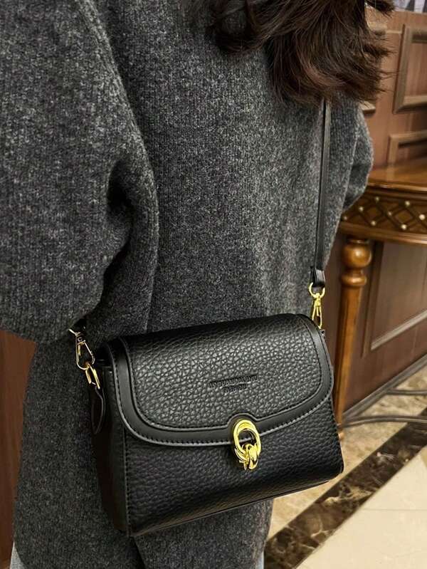 1 Bolsa Tiracolo Feminina, Bolsa De Ombro Quadrada, Resistente A Arranhões E Desgaste, Leve, Com Alça Ajustável, Adequada Para Compras, Deslocamento, Trabalho, Namoro, Compras, Viagens Diárias, Para Meninas, Adolescentes, Senhoras