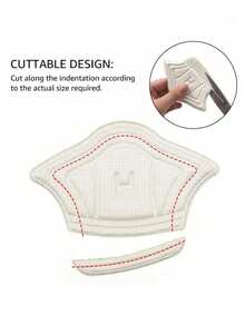 2/5 Pairs Insoles Patch Heel Pads For Sport Shoes Adjustable Size Antiwear Feet Pad Cushion Insert Insole Heel Protector Back Sticker,Shoes And Boots Accessories, Back To School Supplies