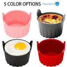 Air Fryer Baking Cups, Silicone Baking Molds, Muffin Cake Molds, Egg Tart Molds, Kitchen Accessories, Baking Tools, DIY Supplies - Boiled Egg Mold - View 3