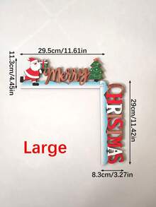 1 Pc Home Decor 3D Wooden Christmas Letter Door Frame Pendant Creative Door Corner Table Ornaments Window Frame Fireplace Ornaments Christmas Decorations,Suitable For Wedding Birthday Party Holiday Decoration,Christmas Decor, Room Decor, Home Decor,Christmas Atmosphere Decoration Props, Christmas Decorations Gift, Winter Christmas Decorations Home Christmas Gifts Christmas Decor