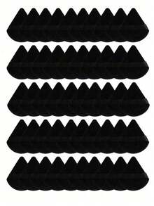 5/10 丝绒三角粉扑套装，粉扑组合，气垫粉扑可重复使用，小型化妆工具，散粉扑（干湿两用），丝绒粉底混合海绵。适用于粉底霜、气垫粉底和面部彩妆，适合所有肤质。 - 彩色 - 查看 8