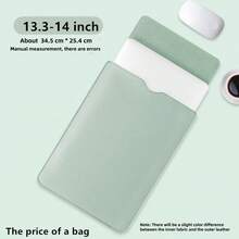 Etui na laptopa PU 13/13,3/14/15/16 cali, przenośna torba na komputer, ochronna osłona tabletu, torba na notebooka, torba na tablet, torba do przechowywania artykułów biurowych