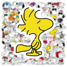 50 Pcs Dog Stickers, Snoopy Graffiti Stickers, Water Bottles, Suitcases, Laptops, Hand Accounts, Waterproof Stickers