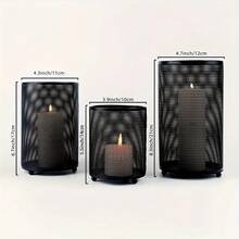 1/3/12pcs Set Decorative Hurricane Wishing Candle Holder Candle Holder Suitable For Retro Style/Elegant Lantern Style Table Center Decoration Suitable For Wedding/Party Table Center Decoration Home Decoration