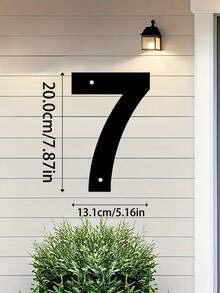 1 件现代 0-9 数字金属墙饰,家庭住址金属门牌号,房屋车库门,户外邮箱号码,墙面装饰,适用于家庭入口、门廊、商店、咖啡厅、花园、庭院别墅、办公室、户外使用、婚礼、生日、乔迁、万圣节、圣诞节和感恩节,理想的装饰礼物 - 彩色 - 查看 15