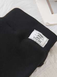 2pcs/Set Tween Girls Thick Thermal Lined Leggings, Solid Color Slim Fit Long Pants, Autumn/Winter