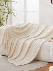 1 szt. Jednokolorowy flanelowy koc, miękki polarowy koc do łóżka, sofy, dekoracji pokoju, odpowiedni do sypialni zimą