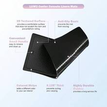 para 2022 - 2025 NX250 NX350 NX350H NX450H Revestimiento de consola central 2024 2025 NX Soporte de taza Insertos para puerta Ranura para consola Liner recortar 2024 2025 - Negro - - Ver 3
