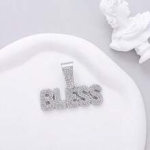 1 件项链水钻永不放弃吊坠项链感觉风格男士链式迈阿密项链男士 15 毫米冰晶嘻哈珠宝万圣节 - C款吊墜項鍊 - 查看 25