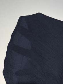 休闲度假风梭织纹理圆领蒲公英印花宽松短袖女式衬衫，春夏款