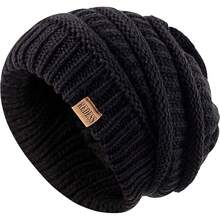 Women Beret Hats - Dot Black+Dot Dark Grey - View 8