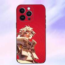 Funda de Teléfono Anime G-Gachiakuta Compatible con  16,15,14,13,12,11 Plus,Pro Max,XS,X,XR,SE,Mini,8,7, Funda Negra de Silicona Suave, Funda Compatible con  17, Funda  17 Pro, Funda  17 Pro Max - z6 - Ver 11