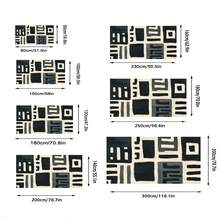 1 buc. Covor de lux cu model imprimat, la modă, moale și creativ, potrivit pentru interior/exterior, lavabil la mașină, covor pentru toate anotimpurile, decor pentru casă