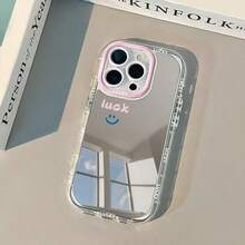 DECOPHONE Ốp lưng điện thoại Lucky Mirror, Vòng tròng kính màu tương phản sáng tạo chống rơi, dày 1,5mm, vỏ cứng PC hai lớp tương thích với Apple 17, 17 Pro, 17 Pro Max 16/16 Pro/16 Pro Max/16 Plus/15/14/13/12/11/16E - Nhiều màu - Xem 4