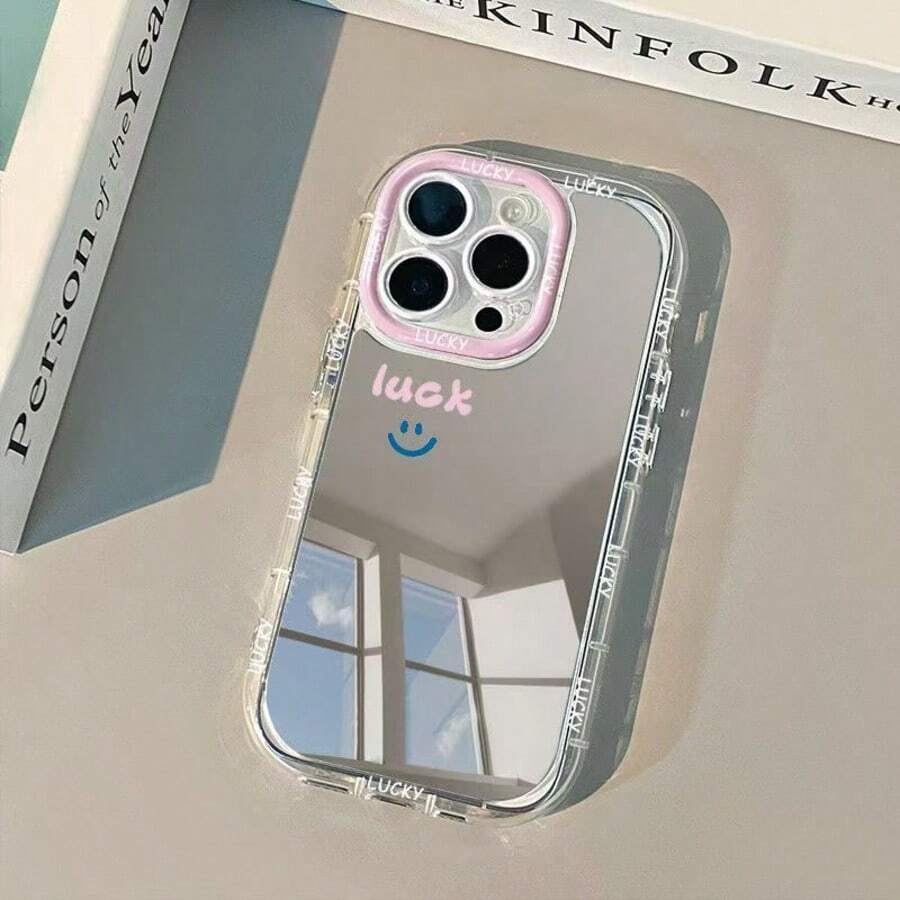 DECOPHONE 幸运镜手机壳，创意撞色镜头环防摔1.5毫米厚双层PC硬壳适用于Apple 17、17 Pro、17 Pro Max 16/16 Pro/16 Pro Max/16 Plus/15/14/13/12/11/16E