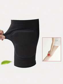 1双加厚海绵儿童护膝，适合舞蹈、运动、户外训练，保护膝盖免受磨损和疼痛 - 彩色 - 查看 2