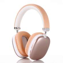 Wireless Headphones, Adjustable & Comfortable Headphones,Bluetooth 5.3 Headband - 珊瑚橙 - 查看 2