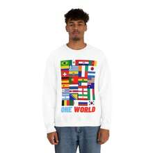 One World Flags Of The World - Unisex Crewneck Sweatshirt - White - View 5
