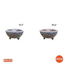 IMUSA USA Granite Molcajete Spice Grinder 6-Inch, Gray