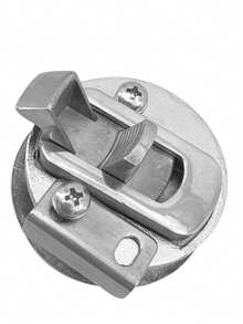 ISURE MARINE Boat Latches Stainless Steel 2", Latch Hatch Round Pull Marine Boat Flush Pull Hatch Latch Locking Lift Handle Round Deck Hatch - Locking - Bạc - Xem 4