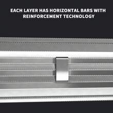 150cm/180cm Standing Garage Utility Shelving Unit, 5 Tier Garage Shelving Units Heavy Duty Metal Storage Shelves Shed Utility Rack, Adjustable & Easy Installation, For Warehouse Office School Home, Silver - Silver-150cm - View 9