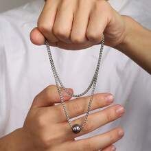 1PC 304L Stainless Steel Baseball Necklace For Men Women Jewelry Baseball Accessories - Baseball - View 7