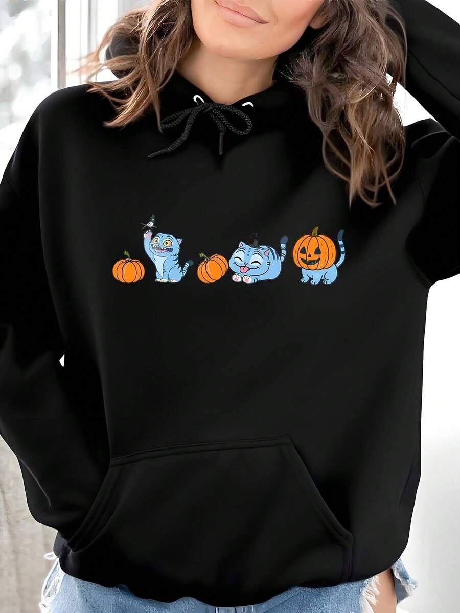 Halloween Hunter Tiger Hoodie, Kpop Demon Shirt, Pumpkin Fall Vibes, Hunter Merch, Anime Hoodie Design, Anime Lover Gifts