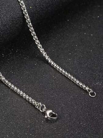 1 Pc Fashion Street Simple Style Stainless Steel Men's Chain