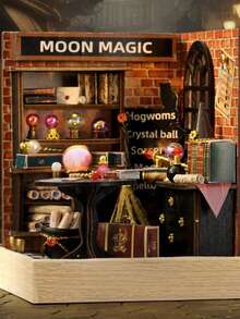 DIY Miniature House Handmade Craft Shop Micro Scene Assembly Model