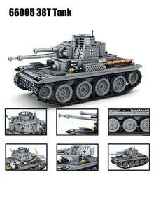 536 piezas Conjunto de bloques de construcción de modelo de tanque, decoración de modelo realista detallada, tanque para mayores de 14 años, automóvil, bloques de construcción de vehículo de ingeniería para decoración de escritorio, rompecabezas 3D hecho a mano, ideal para juego creativo, aprendizaje y regalo para amigos y familiares. Regalo de cumpleaños/Halloween/Navidad, empacado