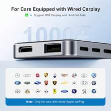 AI Box Wireless CarPlay & Auto Adapter - Plug & Play, Dual-Band WiFi, Bluetooth 5.0, 4K Video Support, Android 12.0 System, Compatible With Factory CarPlay & Android Auto (4GB RAM+32GB ROM) - 4GB RAM+32GB ROM - View 6